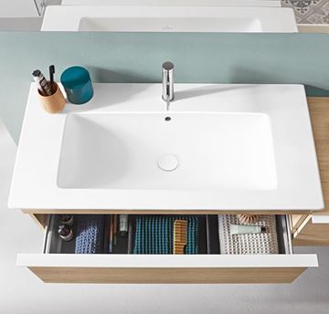 VILLEROY & BOCH VENTICELLO umyvadlo 100 cm, s otvorem pro baterii a přepadem, CeramicPlus 4104ALR1 Obrázek - fotka