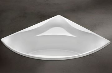 SANTECH SOLO rohová vana 140x140 cm, bez nožiček, akrylát SASOL140 Obrázek - fotka