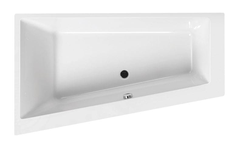 SANTECH EVO-S rohová vana 170x100 cm, bez nožiček, akrylát SAEVO170L Obrázek - Hlavní obrázek