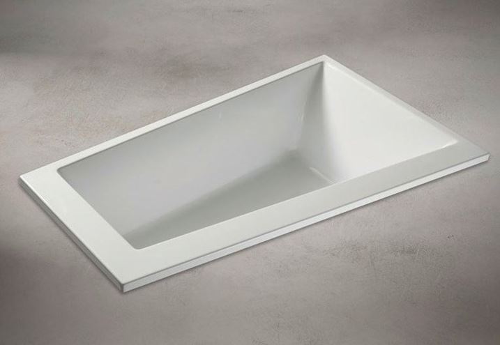 SANTECH EVO-S rohová vana 170x100 cm, bez nožiček, akrylát SAEVO170P Obrázek - fotka