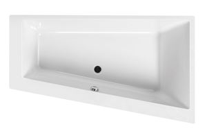SANTECH EVO-S rohová vana 170x100 cm, bez nožiček, akrylát