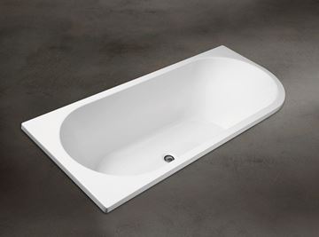 SANTECH GEMINI rohová vana 170x75 cm, pro 2 osoby, bez nožiček, akrylát SAGEM170L Obrázek - fotka