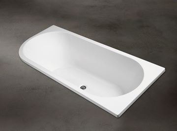 SANTECH GEMINI rohová vana 170x75 cm, pro 2 osoby, bez nožiček, akrylát SAGEM170P Obrázek - fotka