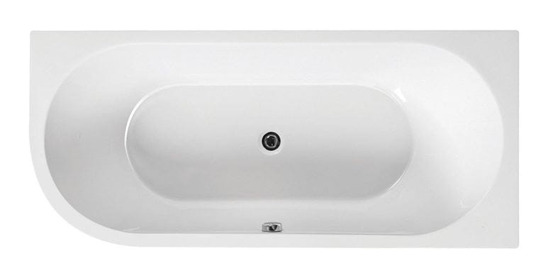 SANTECH GEMINI rohová vana 170x75 cm, pro 2 osoby, bez nožiček, akrylát SAGEM170P Obrázek - Hlavní obrázek