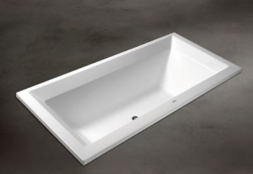 SANTECH LINEA XL vana 190x90 cm, pro 2 osoby, bez nožiček, akrylát SALIN190XL Obrázek - fotka