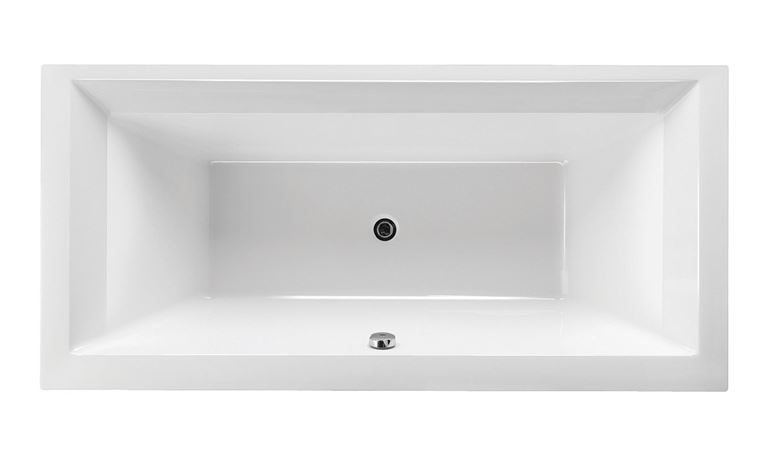 SANTECH LINEA XL vana 190x90 cm, pro 2 osoby, bez nožiček, akrylát SALIN190XL Obrázek - Hlavní obrázek