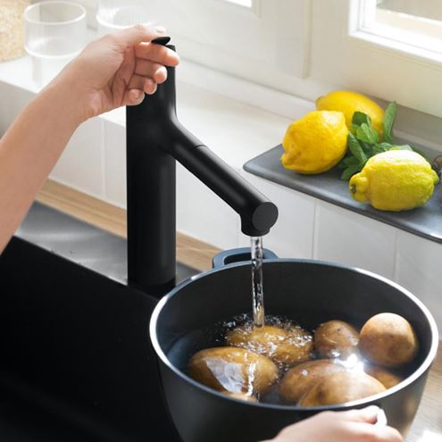 HANSGROHE ZESIS M33 dřezová baterie, s vytahovací sprškou, matná černá 74801670 Obrázek - fotka