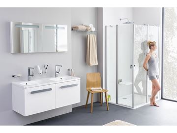 RAVAK CHROME CR 100.00 dvojháček na ručníky, chrom X07P186 Obrázek - fotka