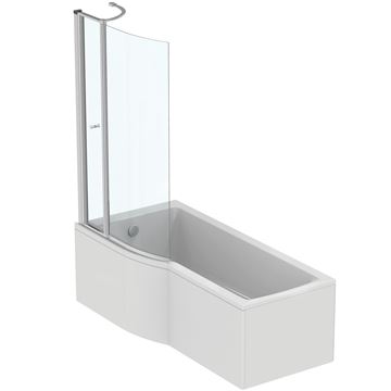 IDEAL STANDARD CONNECT AIR rohová vana 170x80 cm, bez nožiček, akrylát E113401 Obrázek - fotka