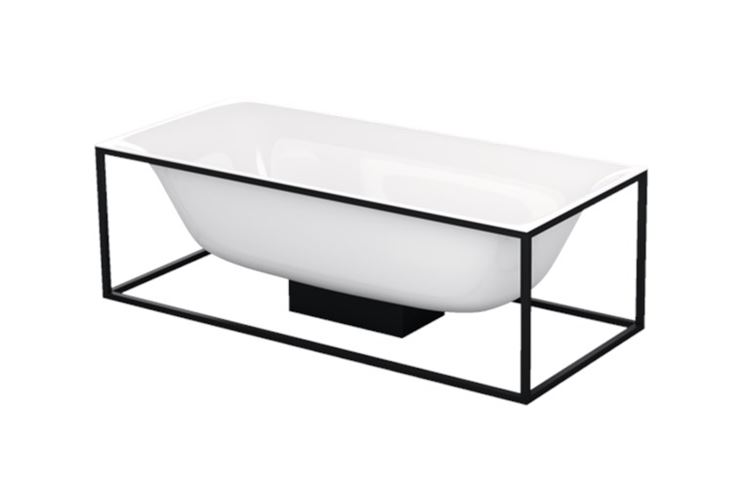 BETTELUX SHAPE volně stojící vana 180x80 cm, bez rámu, BetteGlaze, titanová ocel 3452-000 Obrázek - Hlavní obrázek