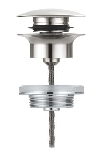 GROHE umyvadlová výpust, click-clack, s přepadem, supersteel 65807DC0 Obrázek - fotka