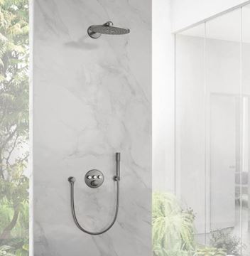 GROHE SILVERFLEX sprchová hadice 1250 mm, hladká, TwistStop, AntiFold, plast, hard graphite 28362A00 Obrázek - fotka