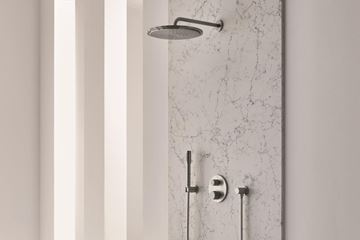 GROHE RAINSHOWER COSMOPOLITAN 310 horní sprcha pr. 310 mm, s ramenem, Water Saving, supersteel 26066DC0 Obrázek - fotka