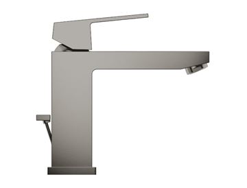 GROHE EUROCUBE umyvadlová stojánková baterie, s odtokovou soupravou, kartáčovaný hard graphite 23445AL0 Obrázek - fotka