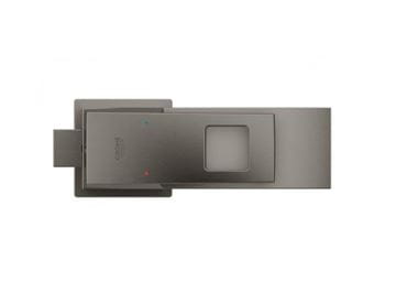 GROHE EUROCUBE umyvadlová stojánková baterie, s odtokovou soupravou, kartáčovaný hard graphite 23445AL0 Obrázek - fotka