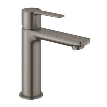 GROHE LINEARE umyvadlová stojánková baterie, s odtokovou soupravou, kartáčovaný hard graphite