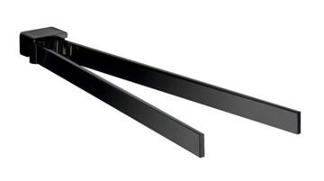 EMCO CONCEPT BLACK držák ručníků 437 mm, dvojramenný, černá