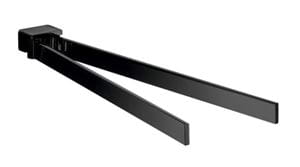 EMCO CONCEPT BLACK držák ručníků 437 mm, dvojramenný, černá