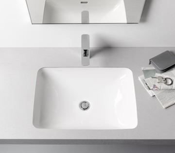 LAUFEN PRO S umyvadlo 49 cm, s otvorem pro baterii a přepadem H8119660001041 Obrázek - fotka