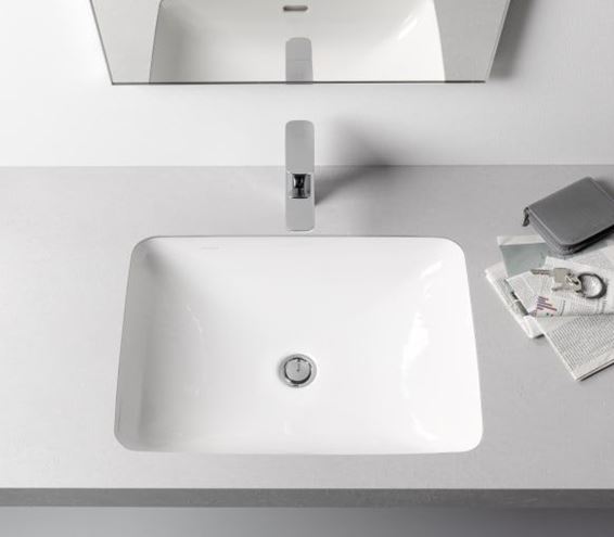 LAUFEN PRO S umyvadlo 49 cm, s otvorem pro baterii a přepadem H8119660001041 Obrázek - fotka