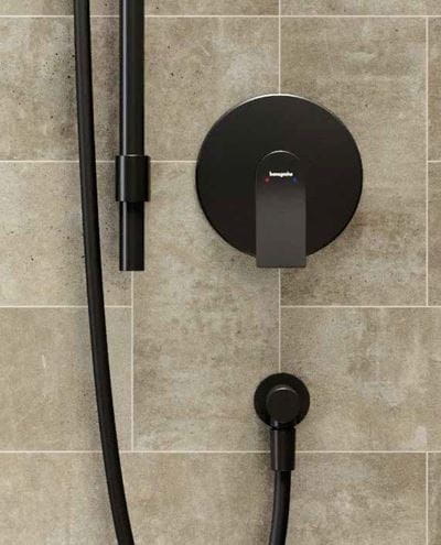 HANSGROHE ZEBRIS E sprchová podomítková baterie, matná černá 72592670 Obrázek - fotka