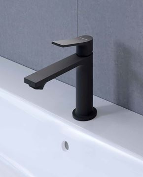 HANSGROHE ZEBRIS E umyvadlová stojánková baterie, CoolStart, EcoSmart, matná černá 72571670 Obrázek - fotka