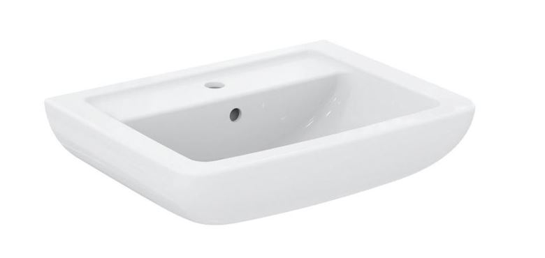 IDEAL STANDARD EUROVIT umyvadlo 65 cm, s otvorem pro baterii a přepadem V302801 Obrázek - Hlavní obrázek