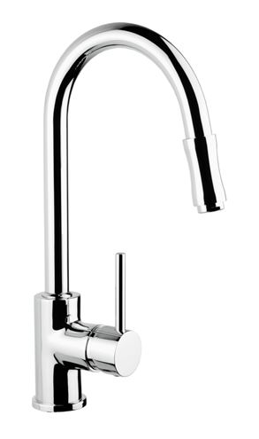 RAF dřezová baterie, s vytahovací sprškou, chrom K540 Obrázek - Hlavní obrázek