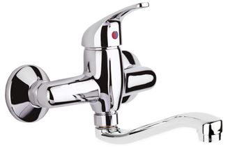 RAF POLAR dřezová nástěnná baterie, chrom