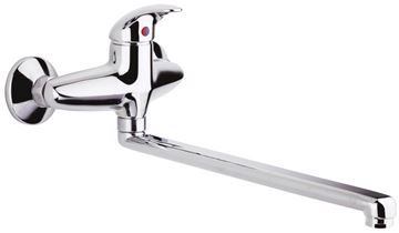 RAF POLAR NEW dřezová nástěnná baterie, chrom