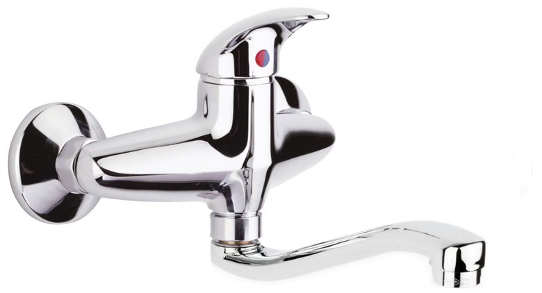 RAF POLAR NEW dřezová nástěnná baterie, chrom PN06B Obrázek - Hlavní obrázek