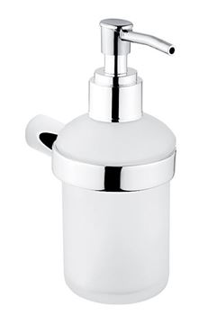 NIMCO BORMO dávkovač tekutého mýdla 180 ml, nástěnný, sklo, chrom