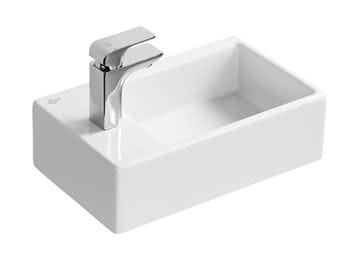 IDEAL STANDARD STRADA umývátko na desku 45 cm, s otvorem pro baterii, bez přepadu