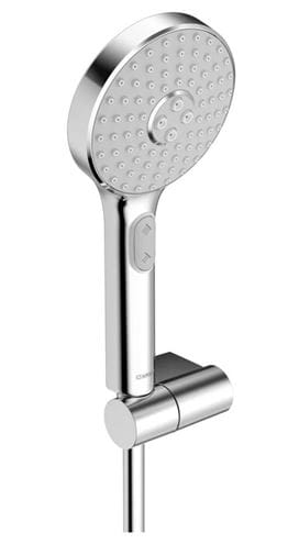 HANSA ACTIVEJET sprchová souprava 3-dílná, ruční sprcha pr. 120 mm, 3 proudy, hadice, držák, chrom/světle šedá 84380133 Obrázek - Hlavní obrázek
