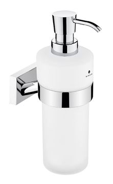 NIMCO KEIRA dávkovač tekutého mýdla 250 ml, nástěnný, sklo, chrom