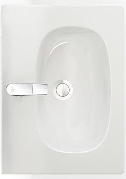IDEAL STANDARD TESI umyvadlo 62,5 cm, s otvorem pro baterii a přepadem T351001 Obrázek - fotka