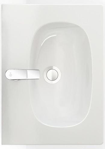 IDEAL STANDARD TESI umyvadlo 62,5 cm, s otvorem pro baterii a přepadem T351001 Obrázek - fotka