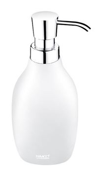 NIMCO AVA dávkovač tekutého mýdla 280 ml, polyresin, chrom/bílá