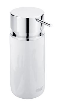 NIMCO POLO dávkovač tekutého mýdla 280 ml, keramika, chrom/bílá