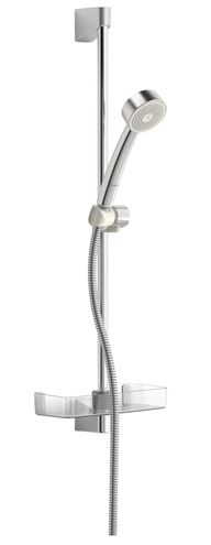 HANSA BASICJET sprchová souprava 4-dílná, ruční sprcha pr. 70 mm, tyč, hadice, mýdlenka, chrom 44780211 Obrázek - Hlavní obrázek