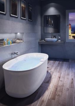 JACUZZI ARGA volně stojící vana 175x85 cm, hydromasážní, akrylát ARG101C0118 Obrázek - fotka