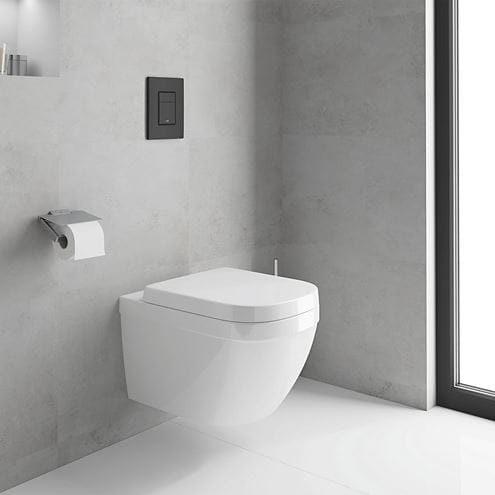 GROHE SKATE COSMOPOLITAN ovládací tlačítko pro dvě splachování, plast, phantom black 38732KF0 Obrázek - fotka