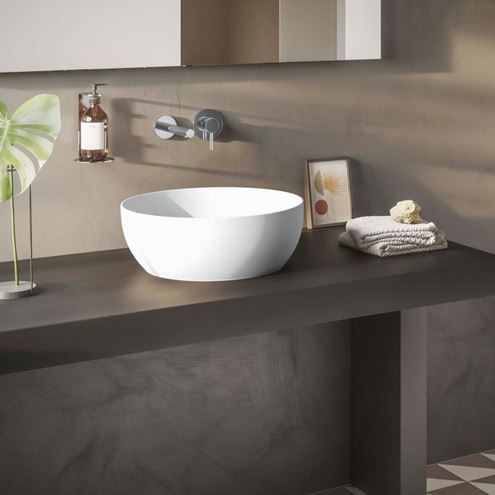 VITRA OUTLINE umyvadlová mísa 40 cm, bez přepadu, VitrAhygiene 5992B403-0016 Obrázek - fotka