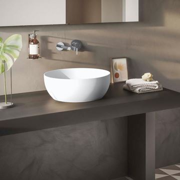 VITRA OUTLINE umyvadlová mísa 40 cm, bez přepadu, VitrAhygiene 5992B403-0016 Obrázek - fotka