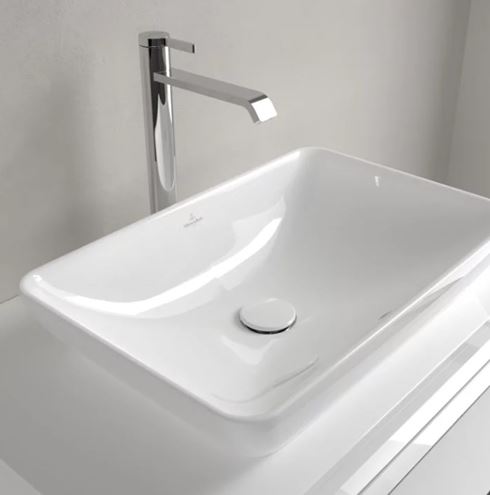 VILLEROY & BOCH VENTICELLO umyvadlo 55 cm, s přepadem, CeramicPlus 411355R1 Obrázek - fotka
