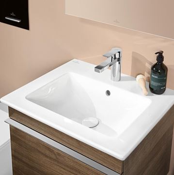 VILLEROY & BOCH VENTICELLO umyvadlo 65 cm, s otvorem pro baterii a přepadem, CeramicPlus, alpská bílá 412465R1 Obrázek - fotka