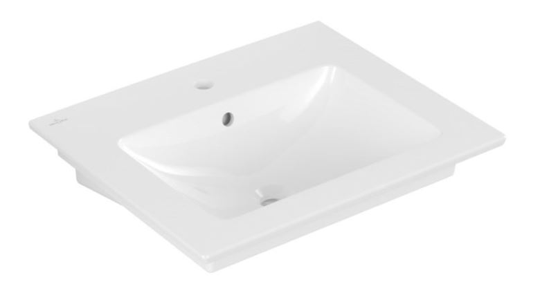 VILLEROY & BOCH VENTICELLO umyvadlo 60 cm, s otvorem pro baterii a přepadem, broušené 4124G601 Obrázek - Hlavní obrázek