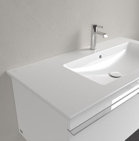 VILLEROY & BOCH VENTICELLO umyvadlo 100 cm, s otvorem pro baterii a přepadem, alpská bílá 4134R101 Obrázek - fotka