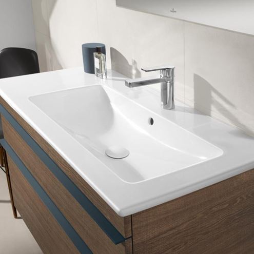 VILLEROY & BOCH VENTICELLO umyvadlo 100 cm, s otvorem pro baterii a přepadem, alpská bílá 4134R101 Obrázek - fotka