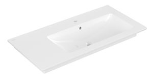 VILLEROY & BOCH VENTICELLO umyvadlo 100 cm, s otvorem pro baterii a přepadem, CeramicPlus, alpská bílá
